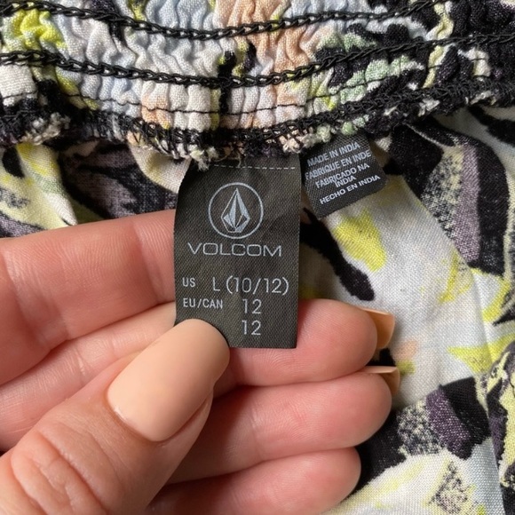 Volcom Girls Flowy Tropical Flower Dressy Tank Top L XL 10 12 14 16 - Picture 6 of 8